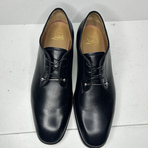 Christian Louboutin Chambeliss Leather Oxford Men\'s Size 44 Black main image 5
